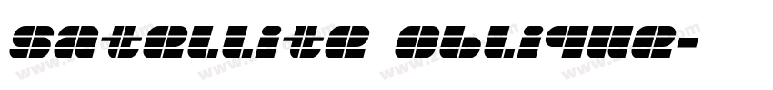 satellite oblique字体转换